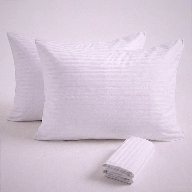600TC 100% Cotton Pillow Protector Zippered Pillow Oeko-TEX Certified 2-6 Pack